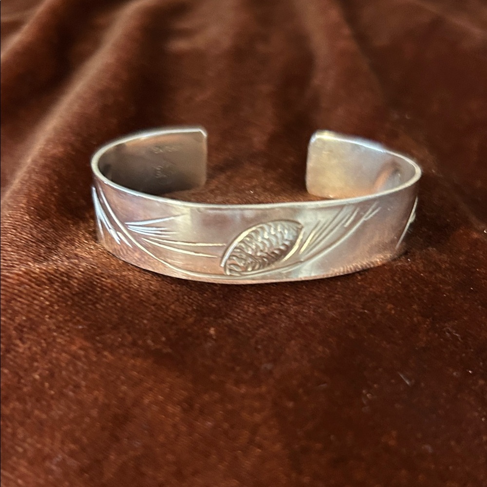 Elegant Sterling Silver Cuff Bracelet
